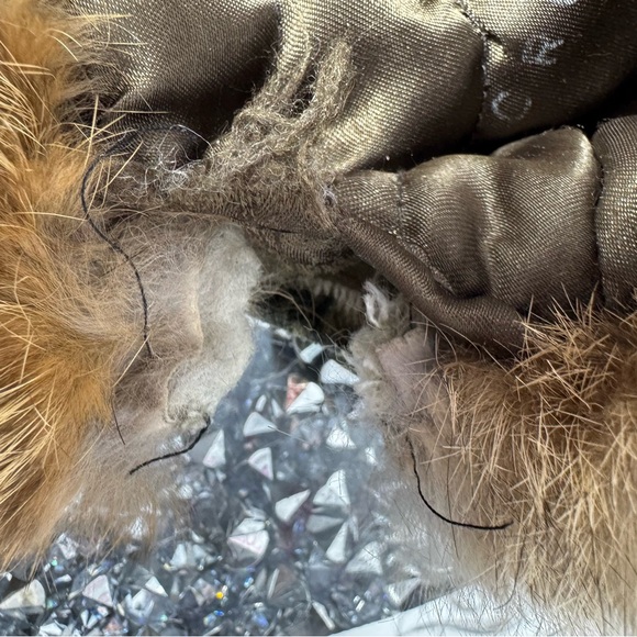 Toque hat trapper camo fur real rabbit Camouflage Fur-Lined Hat embroidered - Picture 8 of 15